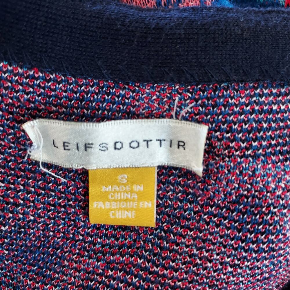Leifsdottir Colorful Knit Sleeveless Floral Dress Size 8 - Picture 11 of 13